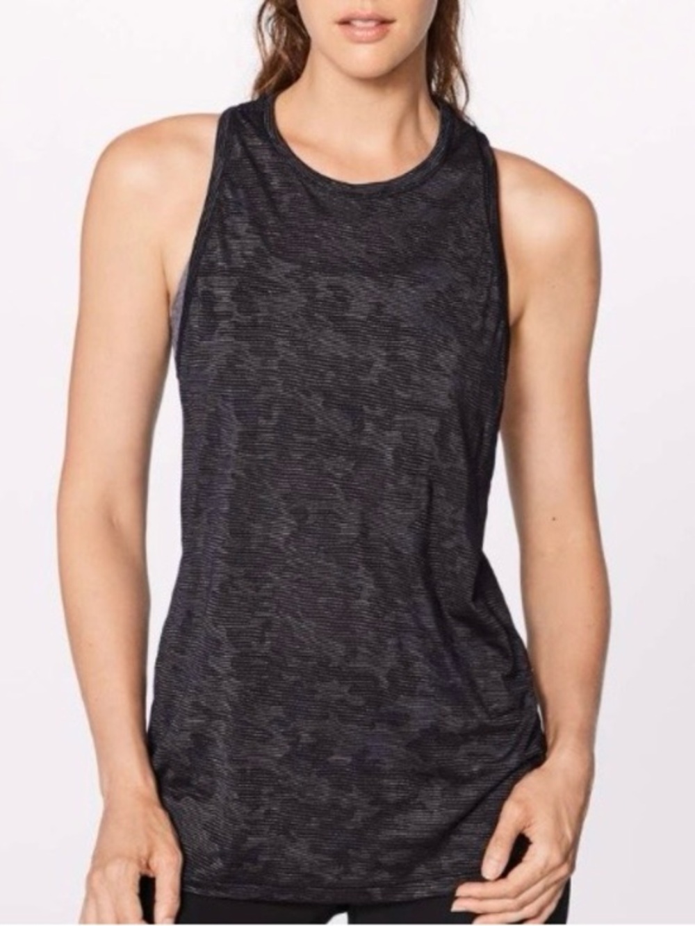 Lululemon Miles Ahead Tank (Camo) Black 6